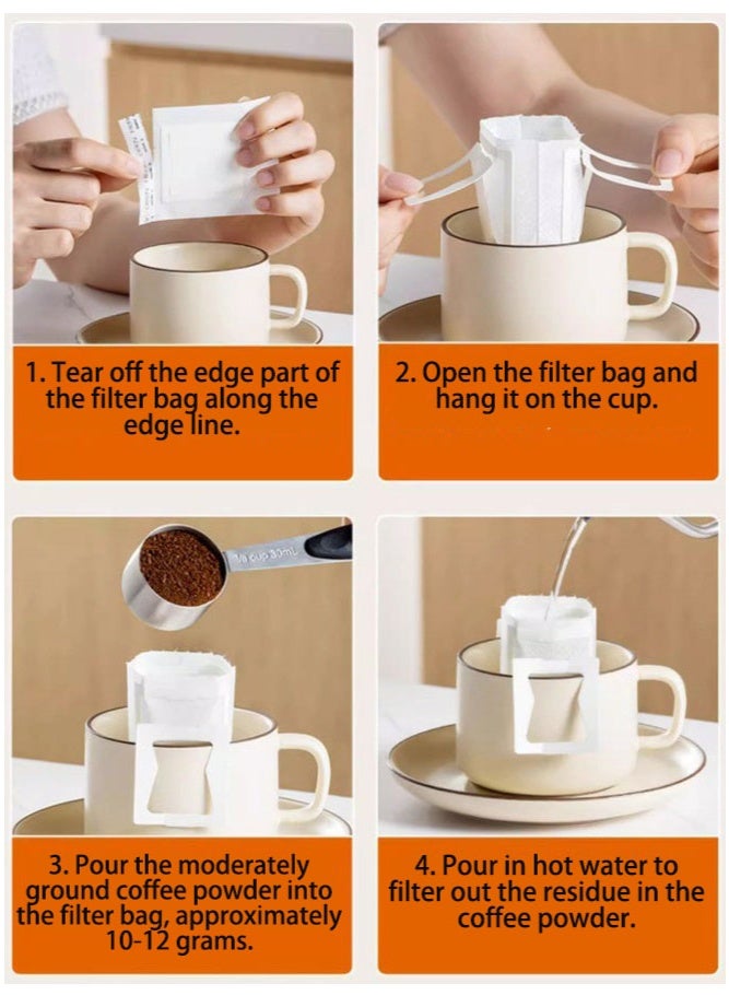 Premium Coffee Filter Paper – Natural Unbleached Disposable Filters for Drip & Pour Over Coffee, Easy Use & Clean Taste – Pack of 100 - Image 3